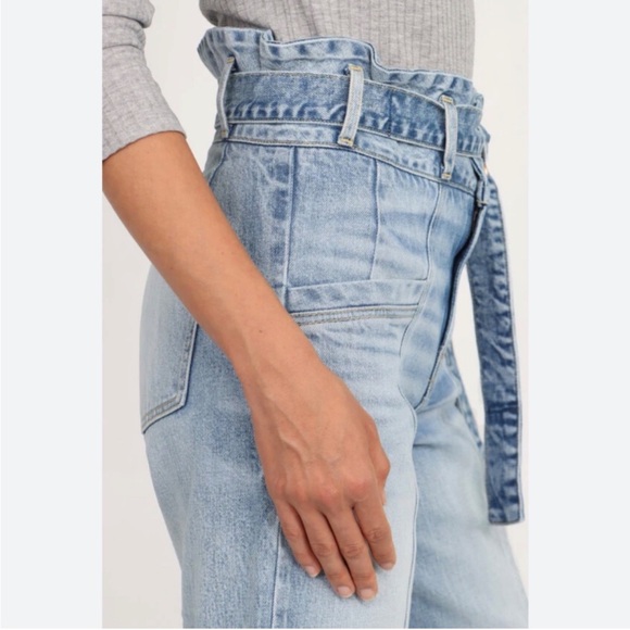 Porter Blue the penny Flare Wide Leg Jeans - Picture 2 of 16